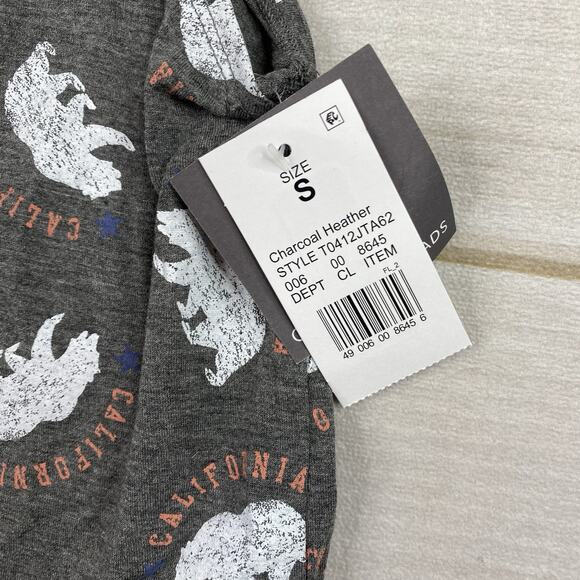 Grayson Threads Tank Top Sz S Gray California Bear Logo Printed NWT - Picture 2 of 7